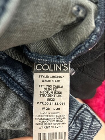 28 Beden gri Renk Colins Jean