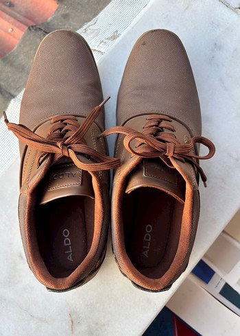 Aldo marka. Kahverengi Erkek Bağcıklar Minimalist Tasarım - Görsel 2