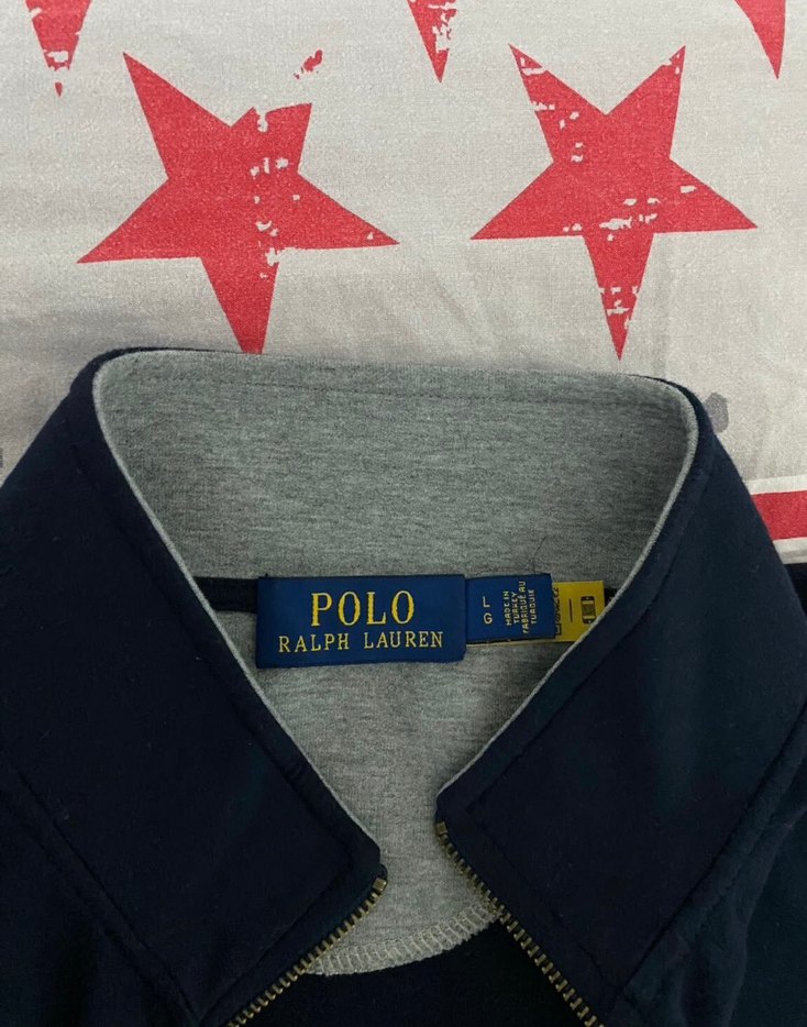 Ralph Lauren Siyah Yarım Fermuarlı Polo Sweatshirt — görsel 3/5