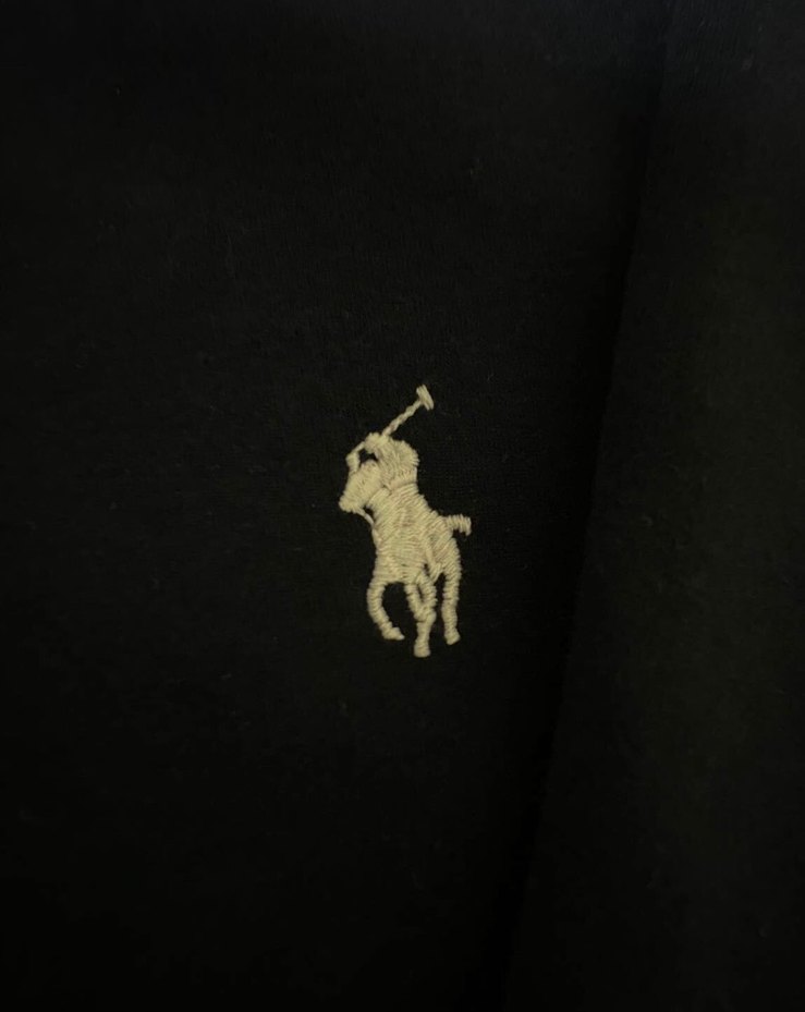 Ralph Lauren Siyah Yarım Fermuarlı Polo Sweatshirt — görsel 2/5