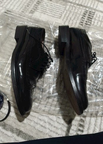 George Siyah Parlak Klasik Erkek Ayakkabı - Görsel 4