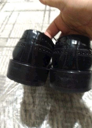 George Siyah Parlak Klasik Erkek Ayakkabı - Görsel 8