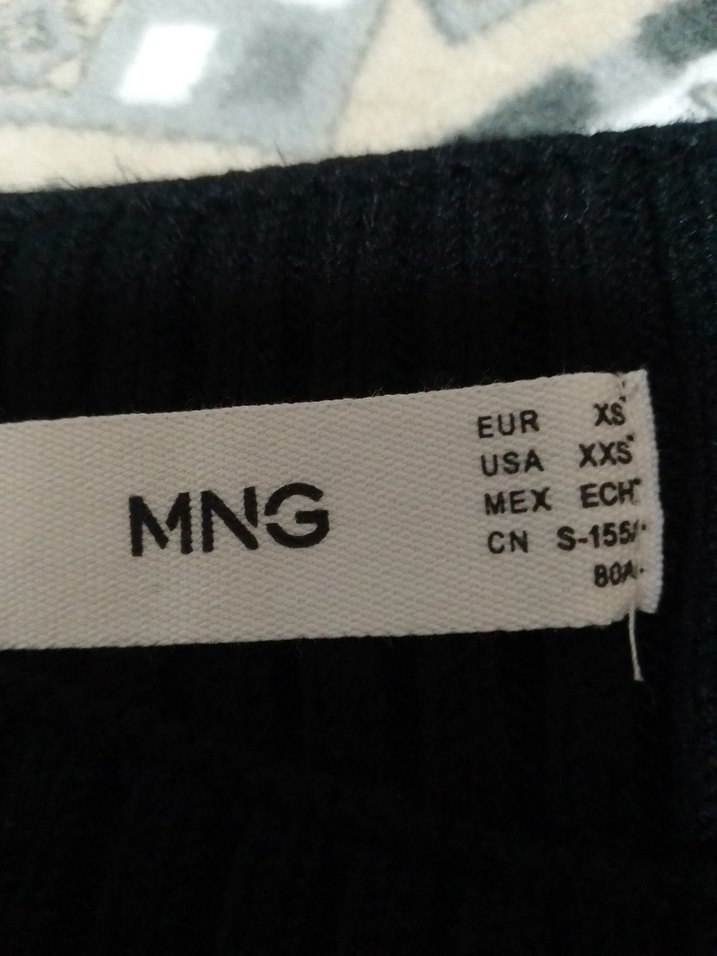 Siyah Uzun Kollu Örgü Kadın Kazak - Görsel 5