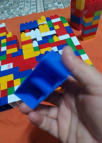 Renkli Lego Blokları Seti - Görsel 7