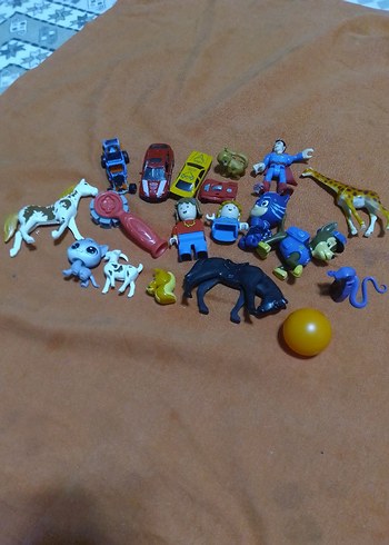 Renkli Mini Figür ve Araç Seti