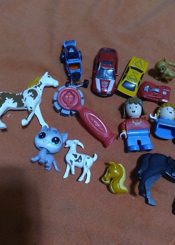 Renkli Mini Figür ve Araç Seti - Görsel 2