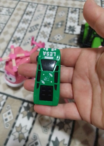 Yeşil Oyuncak Traktör Araba - Görsel 4