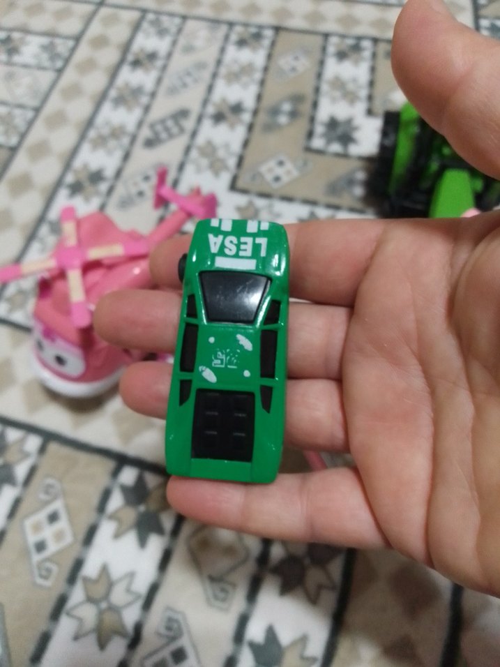 Yeşil Oyuncak Traktör Araba - Görsel 4