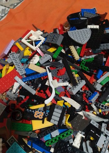 Renkli Karışık Lego Parçaları - Görsel 5