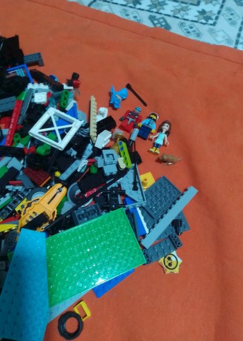 Renkli Karışık Lego Parçaları - Görsel 2