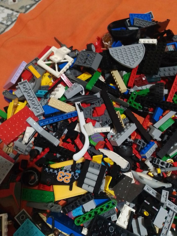 Renkli Karışık Lego Parçaları - Görsel 5