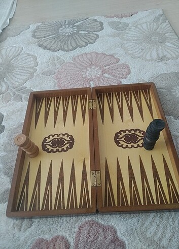  Ahşap tavla oyun seti 