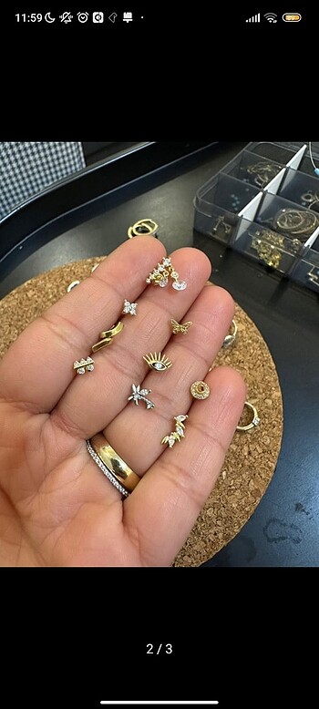 gümüş tragus