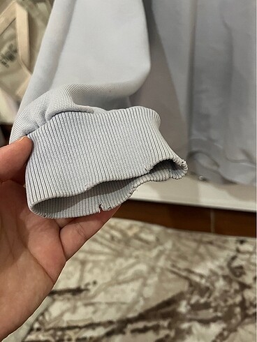 m Beden Bershka Açık Mavi Sweatshirt