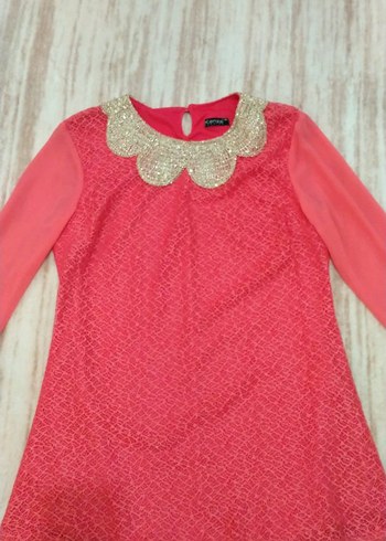 Pembe Dantel Detaylı Uzun Kollu Bluz