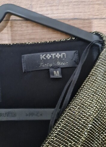 m Beden Koton Kısa Abiye Elbise