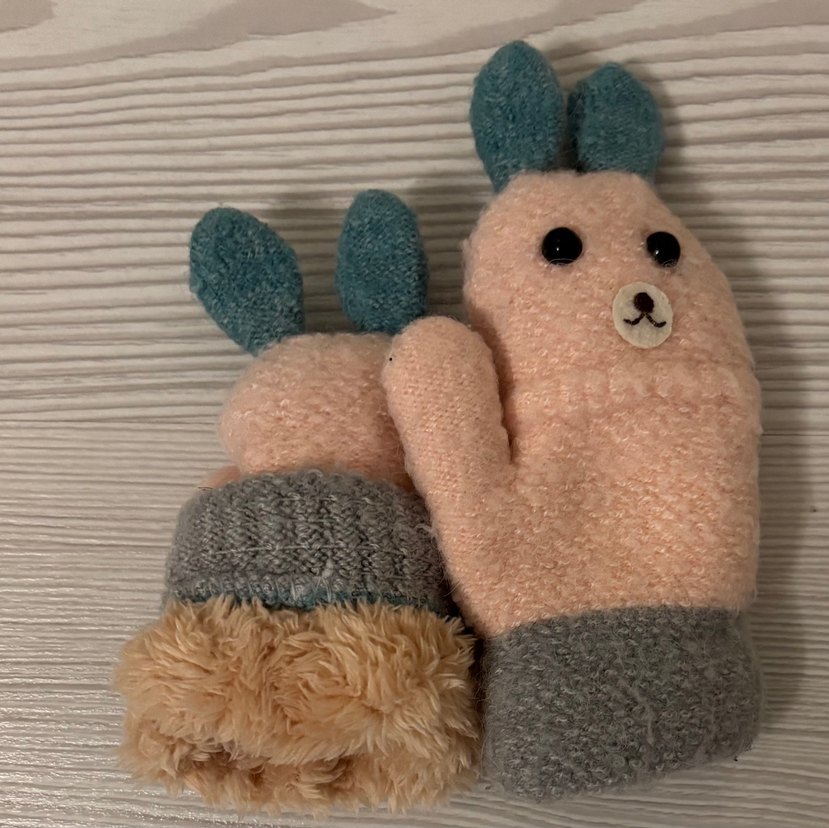 Kız Çocuk, içi kürklü eldiven - Görsel 3