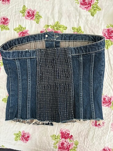 Zara Zara denim büstiyer