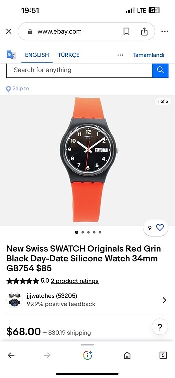 New Swiss SWATCH Originals