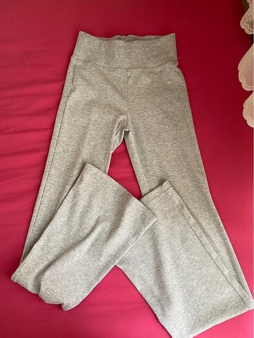 xs Beden bershka gri ispanyol paca tayt