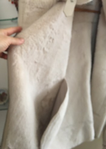 Stradivarius Kürklü Biker Ceket mont - Görsel 6