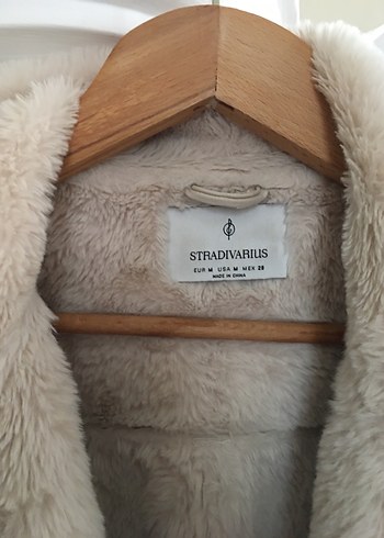 Stradivarius Kürklü Biker Ceket mont - Görsel 7