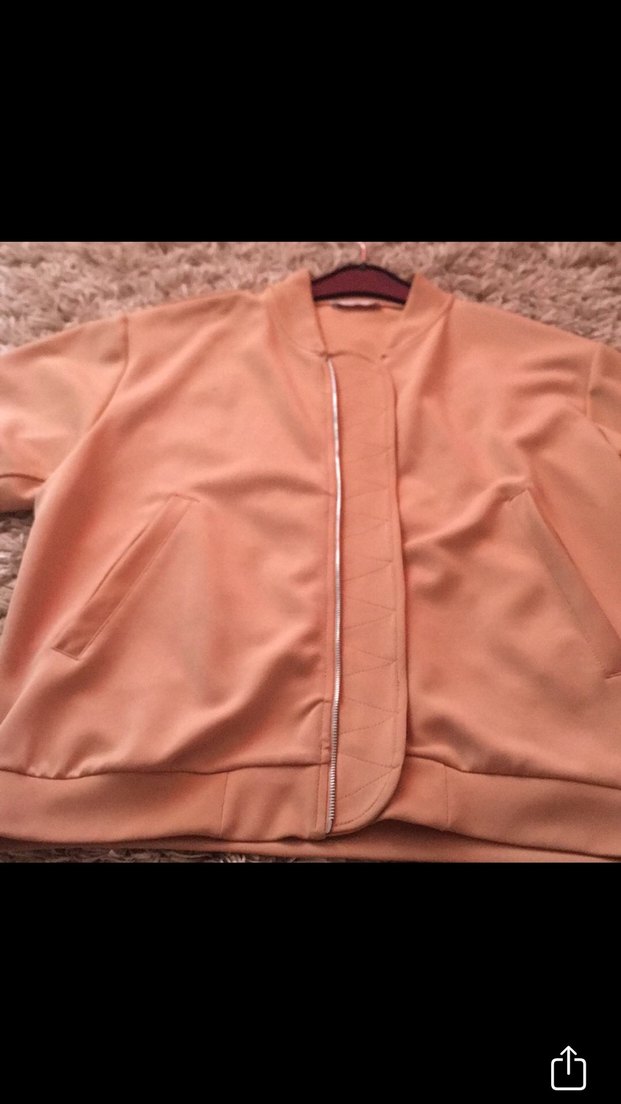 Zara Bamber Kadın Ceket, Rahat Kesim, Uzun Kollu - Görsel 5