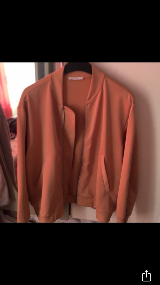 Zara Bamber Kadın Ceket, Rahat Kesim, Uzun Kollu - Görsel 2