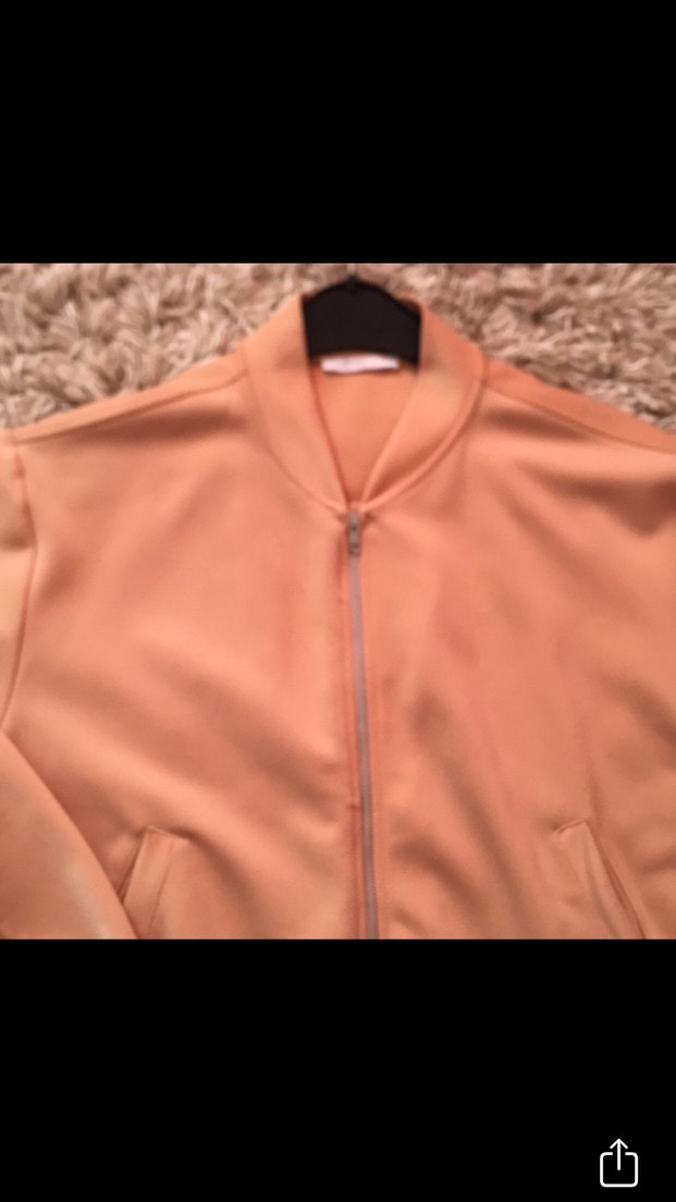 Zara Bamber Kadın Ceket, Rahat Kesim, Uzun Kollu - Görsel 4