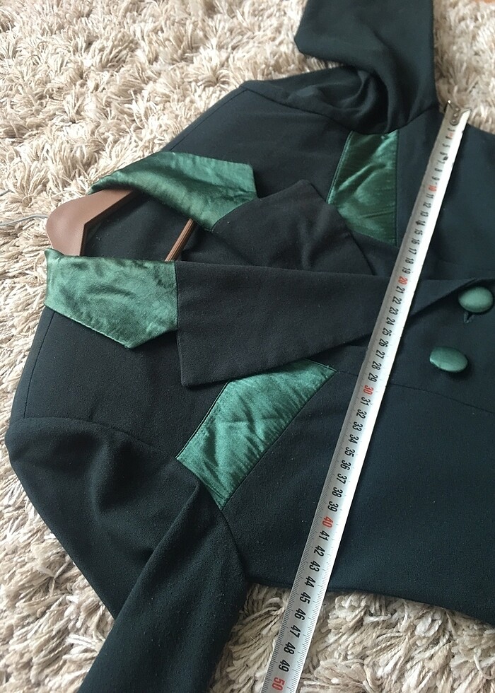 Vintage Krep kumaş gömlek elbise - Görsel 5