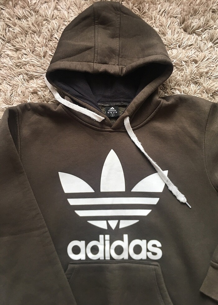 Adidas kapşonlu sweatshirt - Görsel 3