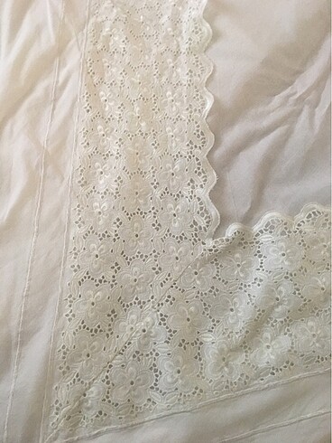 Beyaz çift kişilik nevresim takımı - Görsel 6