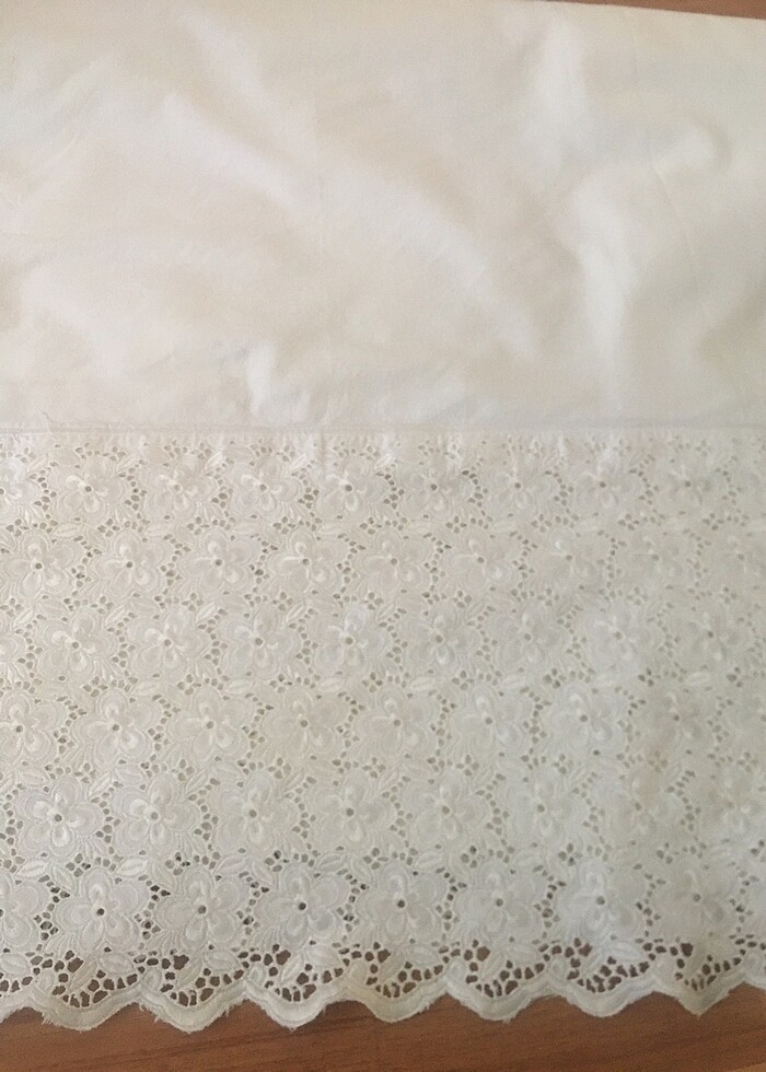 Beyaz çift kişilik nevresim takımı - Görsel 4