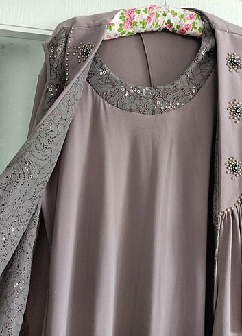 Geniş beden abiye  - Görsel 4