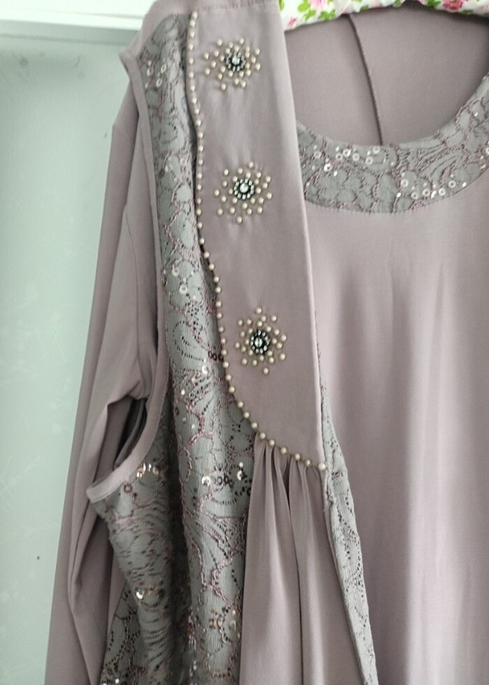 Geniş beden abiye  - Görsel 3