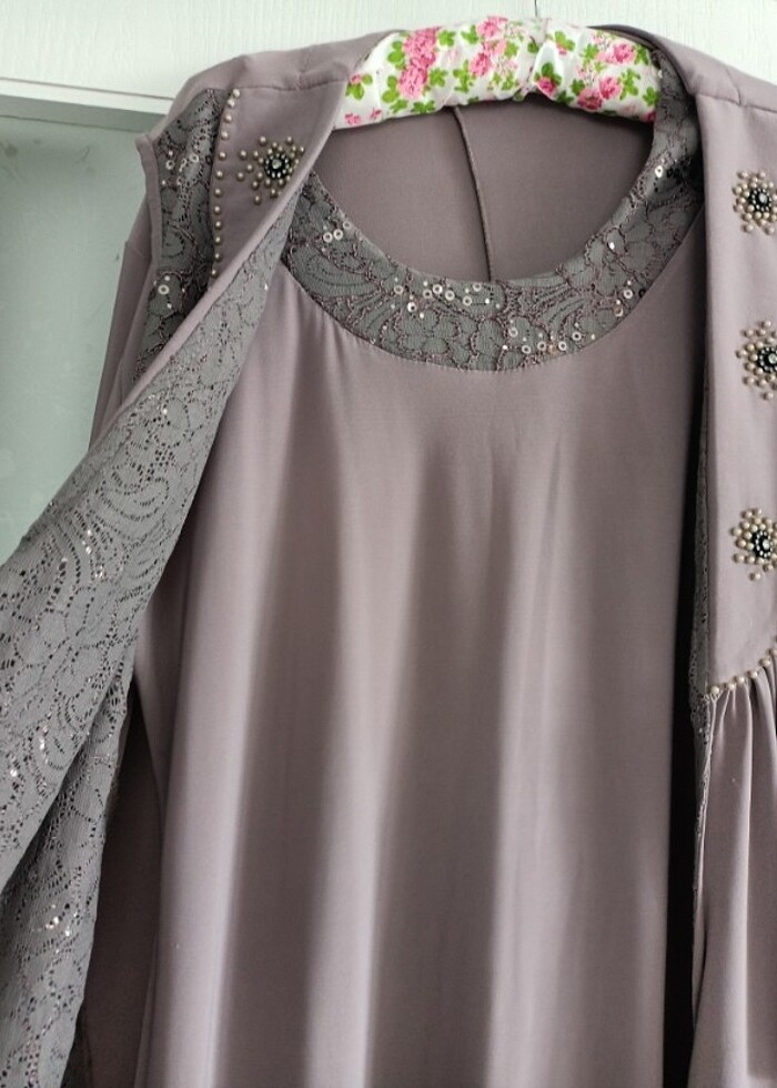 Geniş beden abiye  - Görsel 4