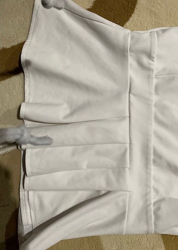 Uzun Kollu Beyaz Fitted Bluz - Görsel 5