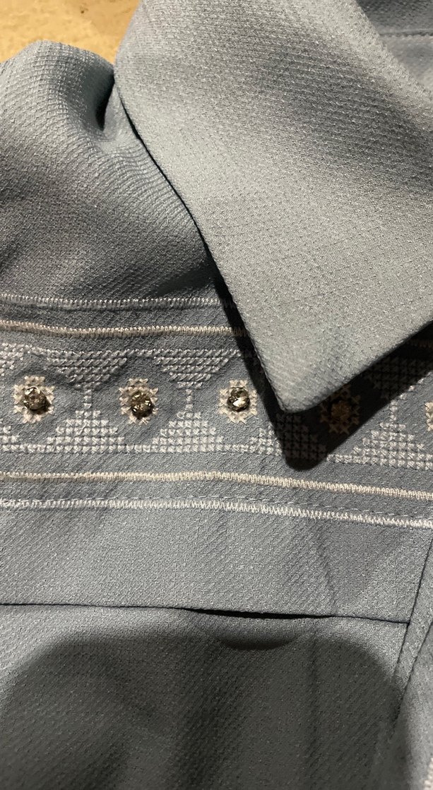 Gri Uzun Kollu Kadın Gömlek - Görsel 4