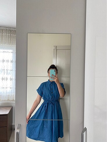 Mavi Jeans Midi boy kot Elbise
