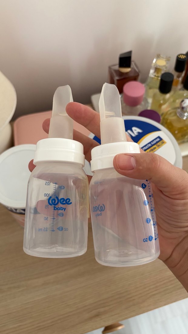 Beyaz Bebek Biberonu 125 ml 2'li Set - Görsel 2