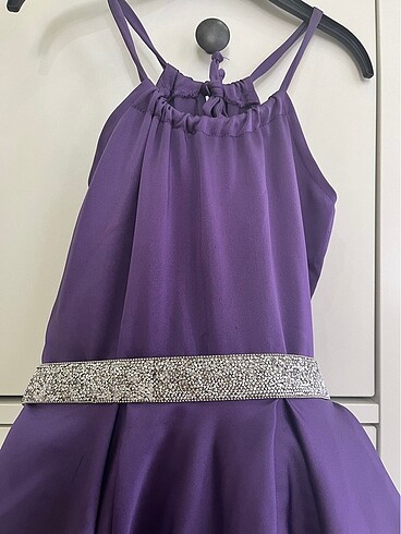 Mor abiye elbise özel dikim - Görsel 3