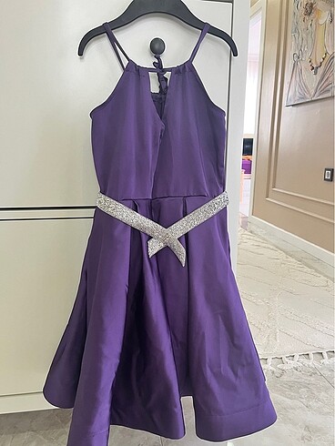 Mor abiye elbise özel dikim - Görsel 5