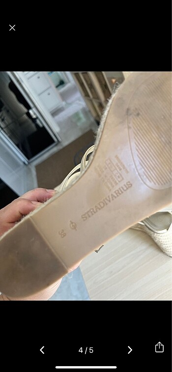 38 Beden Stradivarius hasır zımbalı