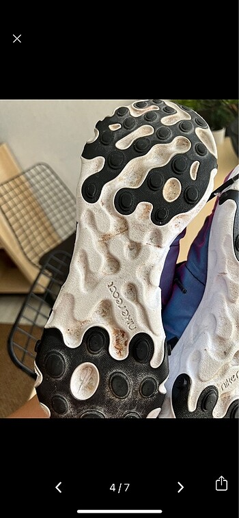 38,5 Beden mor Renk Nike react
