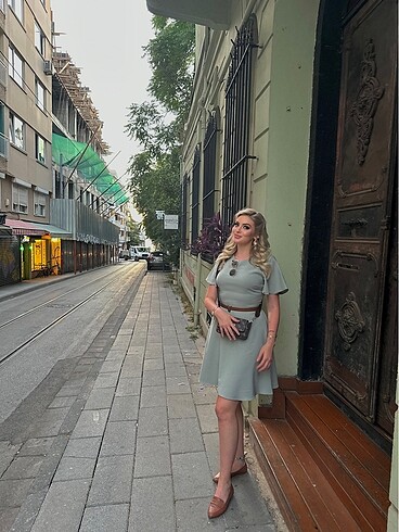 Diğer Mint yeşili elbise
