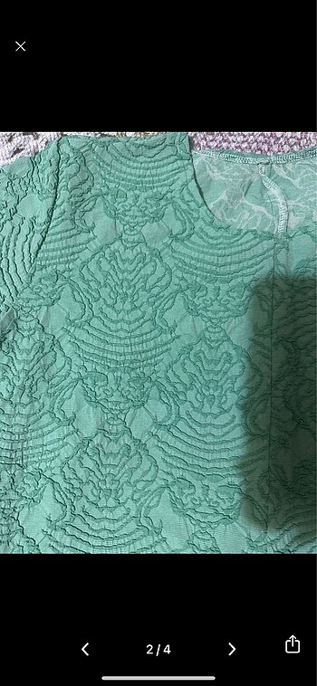 m Beden yeşil Renk Crop bluz