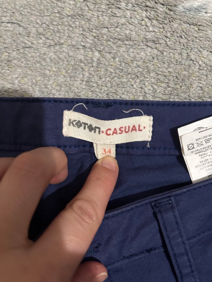 Lacivert Denim Pantolon - Görsel 2