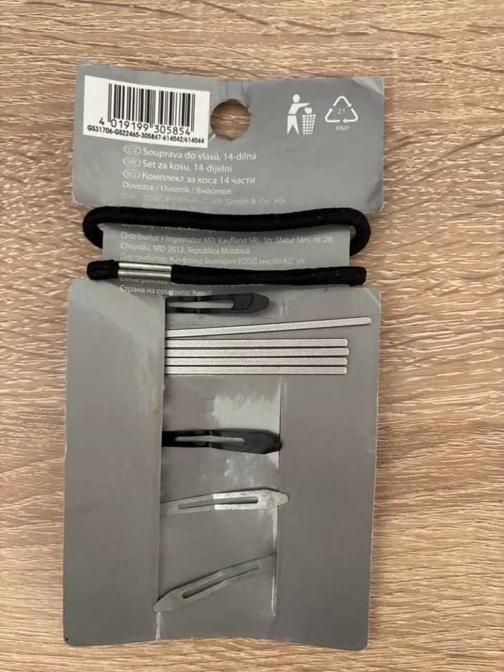 Moda Çoklu Vintage Kadın Saç Aksesuar Seti - Görsel 2