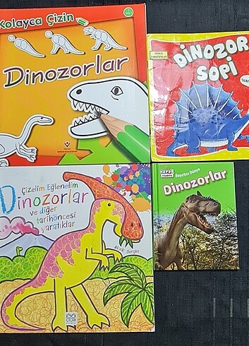 Dinozorlar çizim kitapları