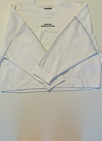 42 Beden beyaz Renk Barbour Oversize Sweatshirt